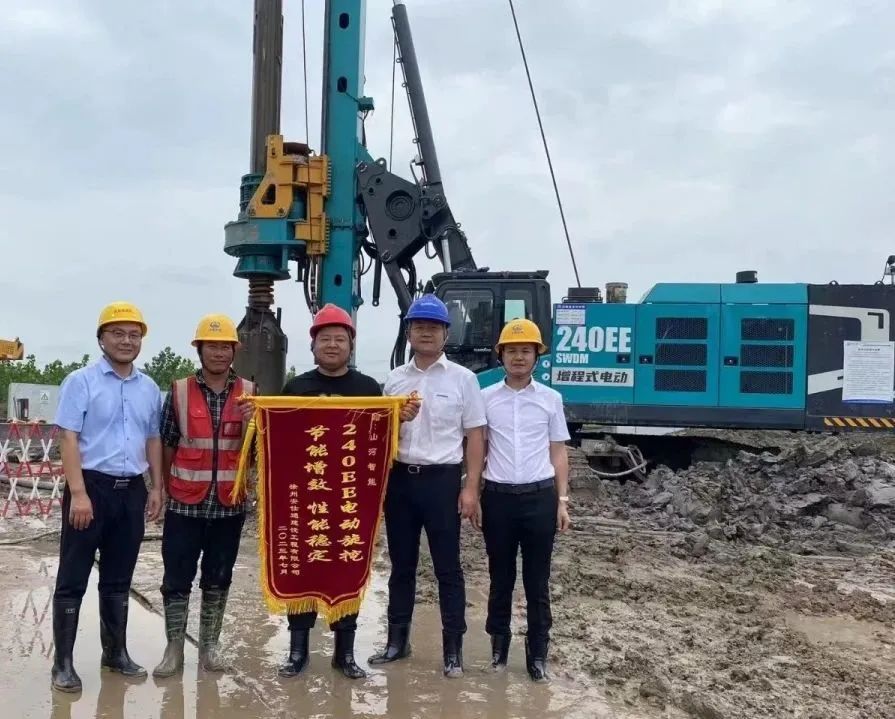 “零故障”“低能耗”!增程式电动旋挖钻机惊艳首秀