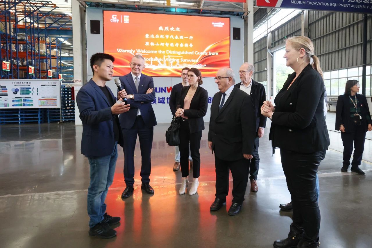 蒙达尔纪市代表团一行考察