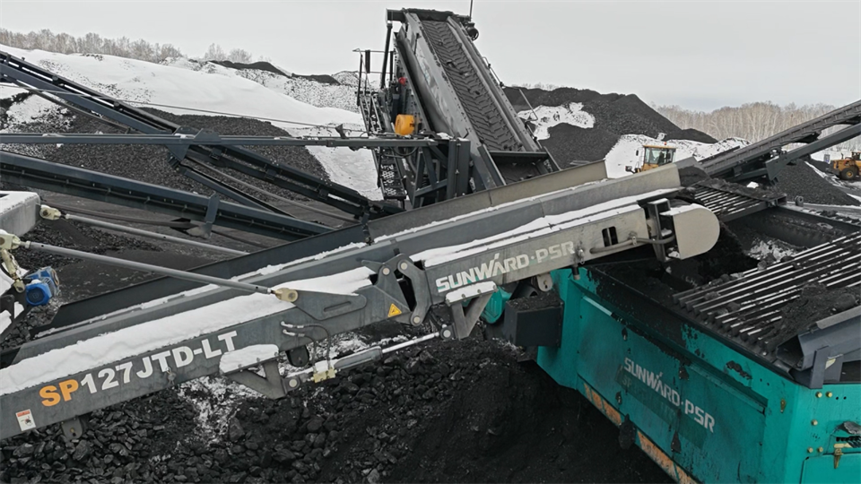 不惧-30℃极寒挑战,山河普石勒破碎筛分设备稳定运行!