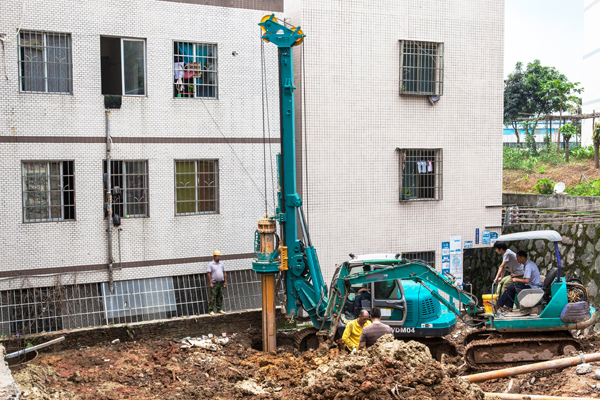 田园金刚系列旋挖钻机基础施工显本领