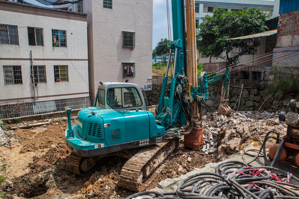田园金刚系列旋挖钻机基础施工显本领