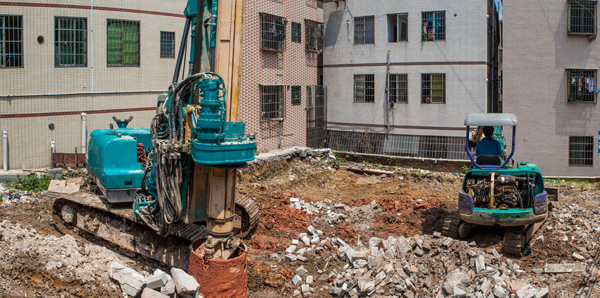 田园金刚系列旋挖钻机基础施工显本领
