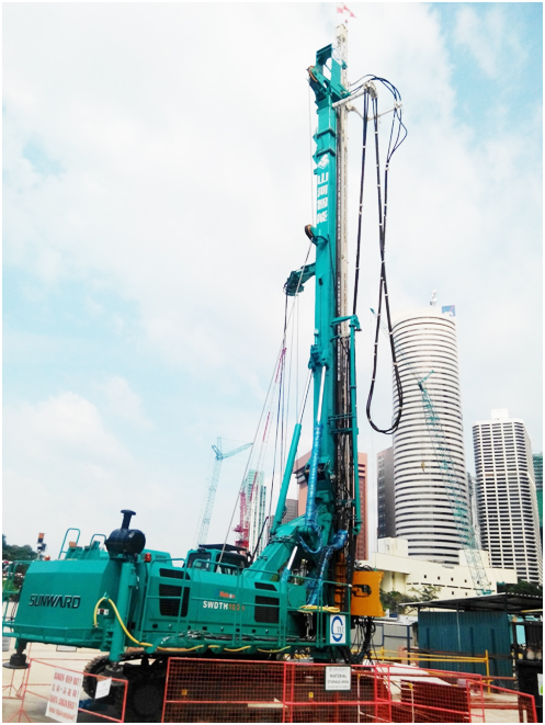 大型地基固化设备扎根新加坡