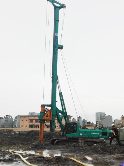 新年献礼9台SWDM25旋挖钻机征战越南