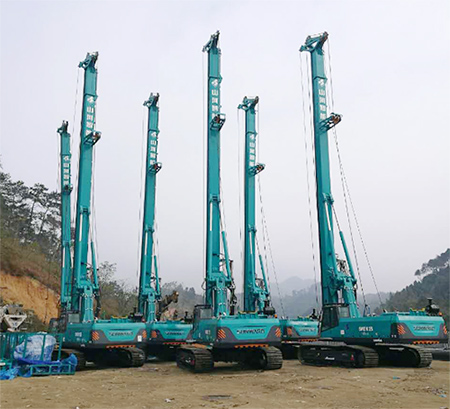 新年献礼9台SWDM25旋挖钻机征战越南