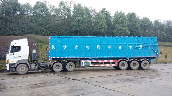 近百台垃圾转运车为长沙环卫升级