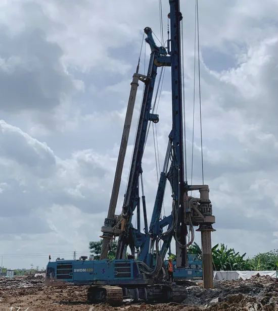 从事基础施工32年的老行家为旋挖钻机代言