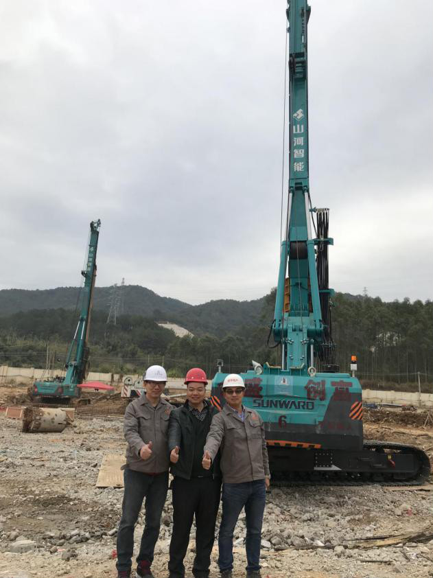 星级品质+星级售后，所以他选择了旋挖钻机