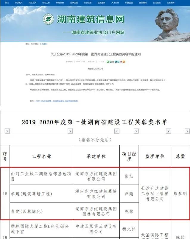 总部大楼荣获芙蓉奖