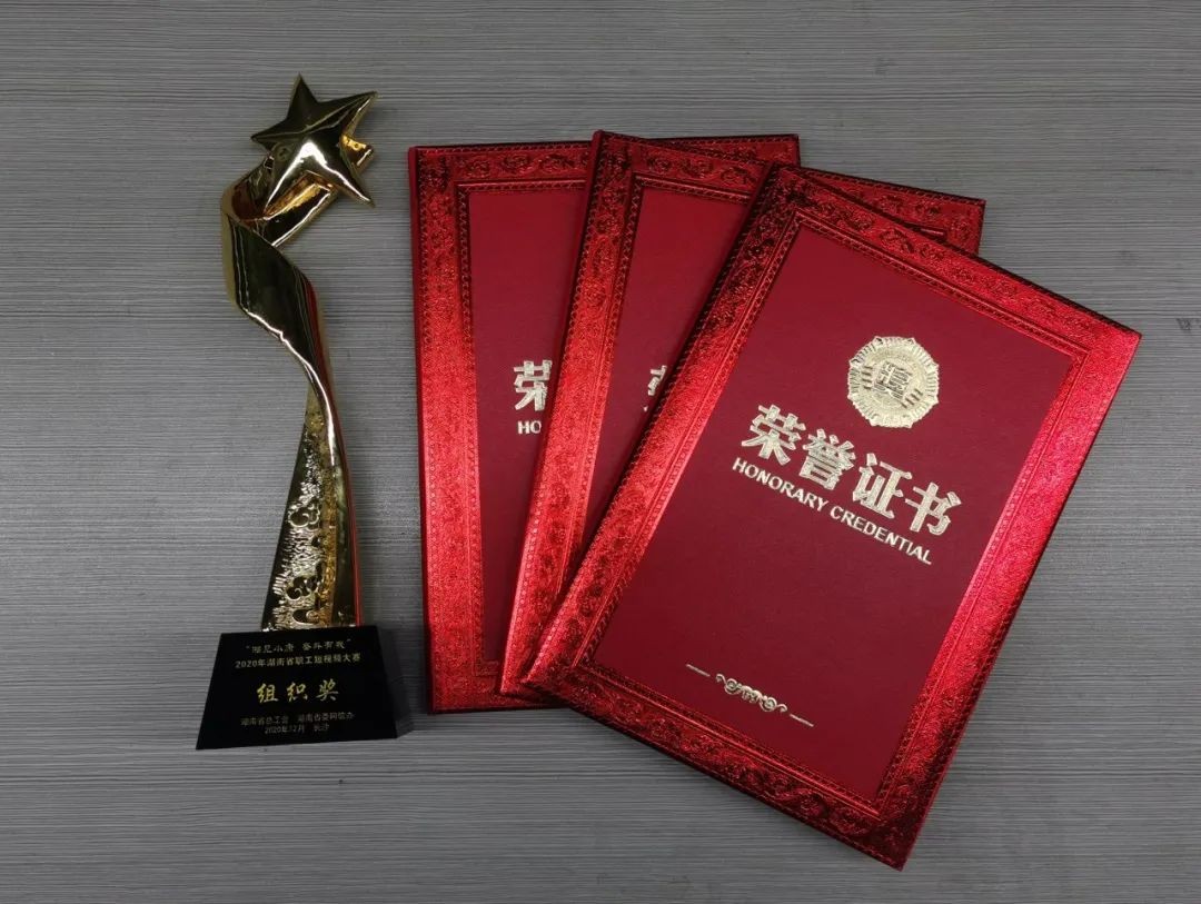湖南省职工短视频大赛荣获多项奖励