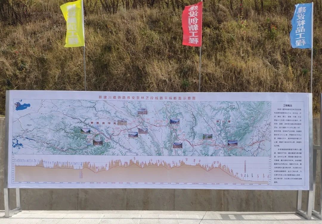 挖掘机助力川藏铁路建设