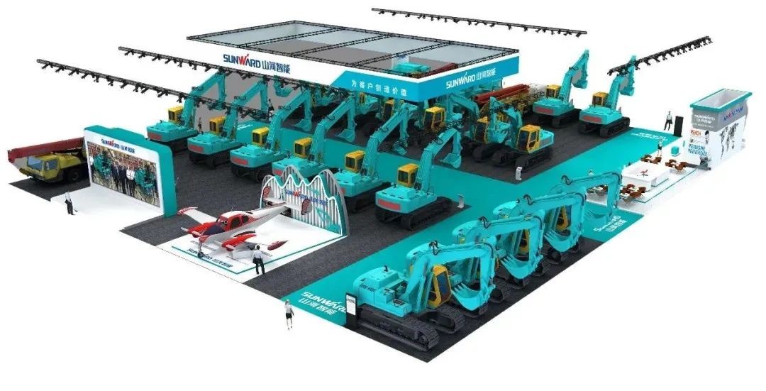 进场布展！2021年长沙国际工程机械展倒计时，展区亮点提前剧透