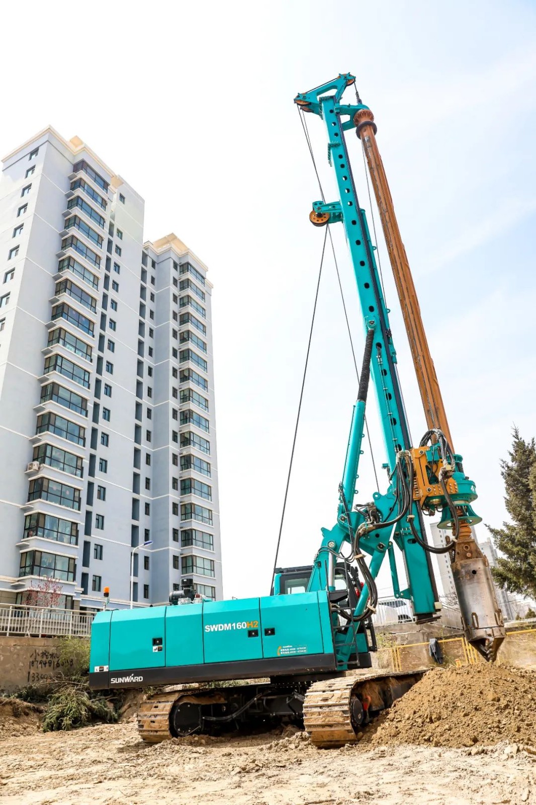 SWDM160H2旋挖钻机荣膺中国工程机械年度产品TOP50市场表现金奖