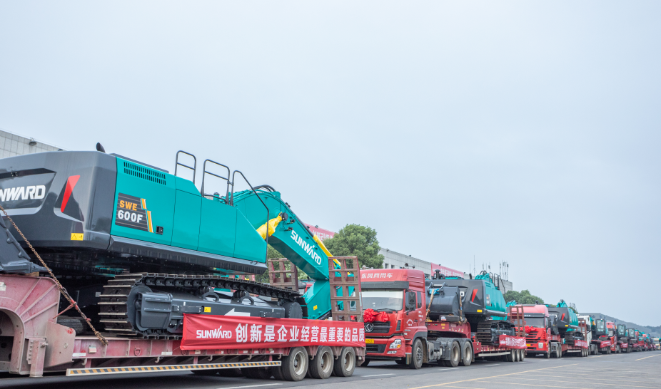 里程碑！出口欧洲第20000台暨大型挖掘机批量交付仪式成功举行