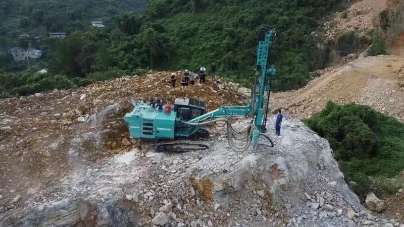 助力绿色矿山建设，“凿岩先锋”SWDH系列顶锤钻机大展身手