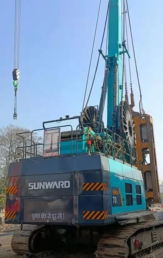 感谢信！SWHG70液压抓斗助力海外基础施工获肯定