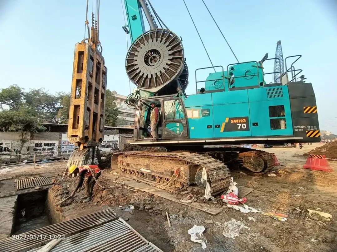 感谢信！SWHG70液压抓斗助力海外基础施工获肯定