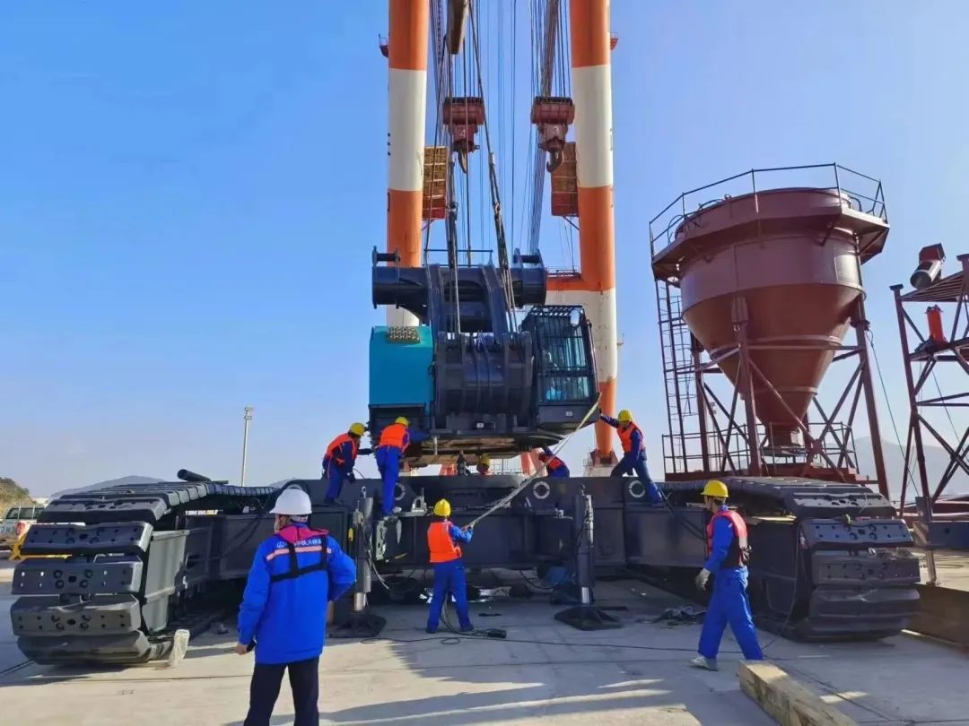 首桩开钻！超级旋挖实力助建世界最大跨度公铁两用大桥