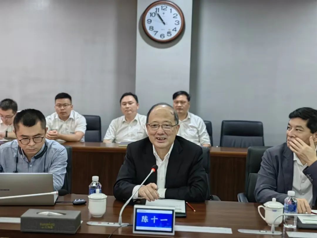 中国科学院院士陈十一率队到访