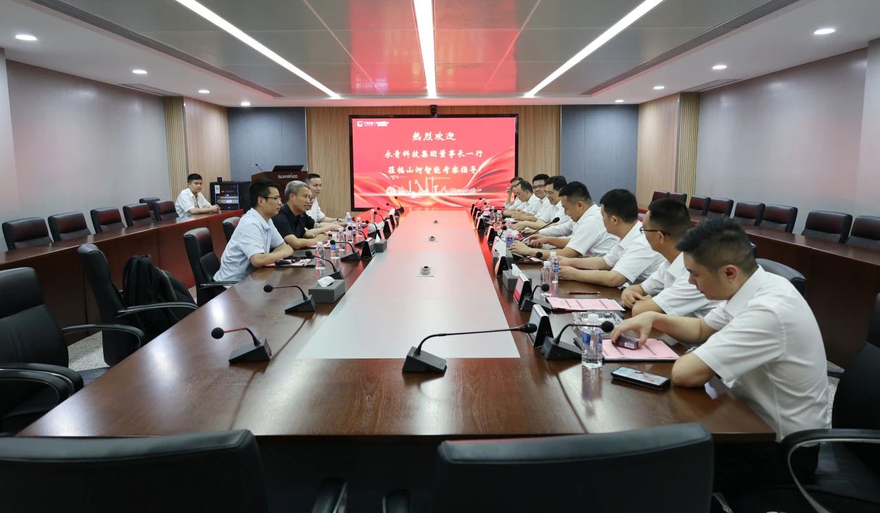 永青科技集团董事长胡晓东带队到访