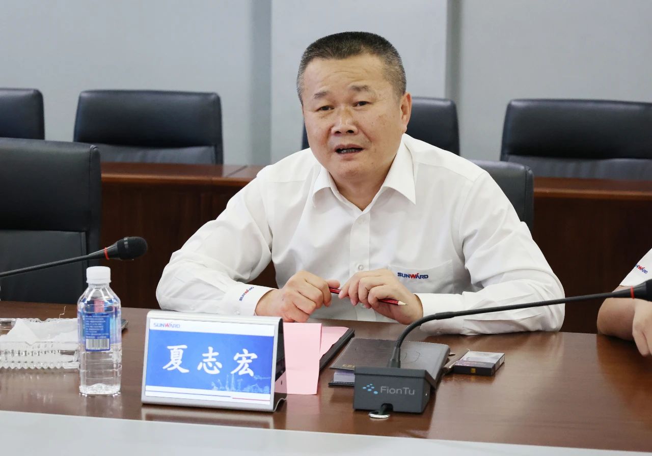 永青科技集团董事长胡晓东带队到访