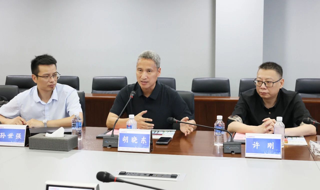 永青科技集团董事长胡晓东带队到访