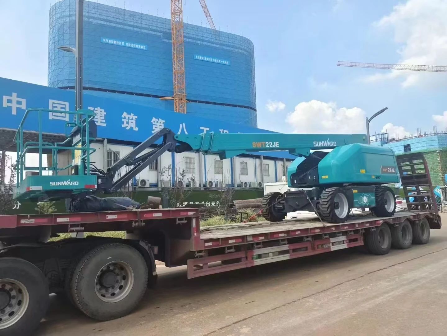 实力上新！电动直臂高空作业平台进军华中市场