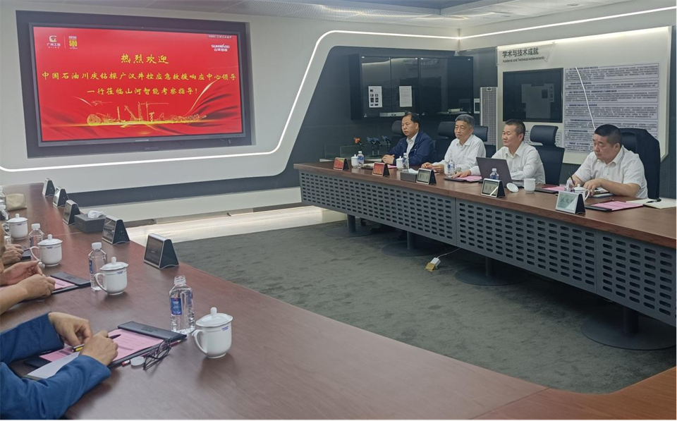 国家油气田井控应急救援川庆队庞平一行调研
