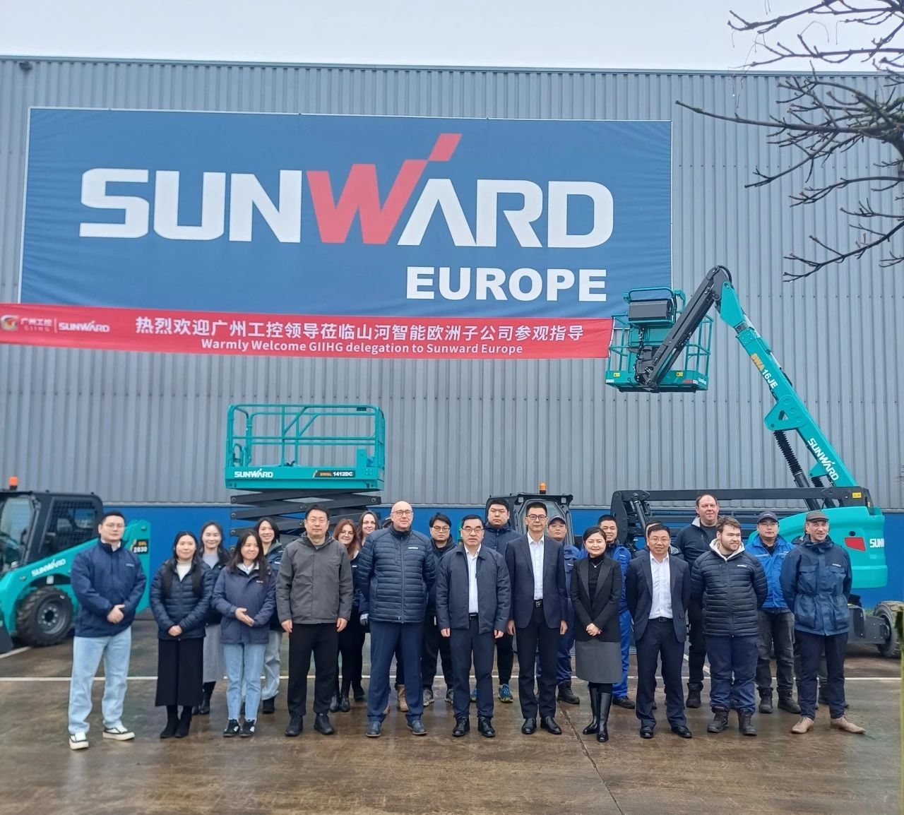 广州工控集团总经理王福铸率队考察欧洲子公司